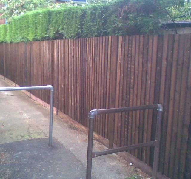 New feathrboard fencing